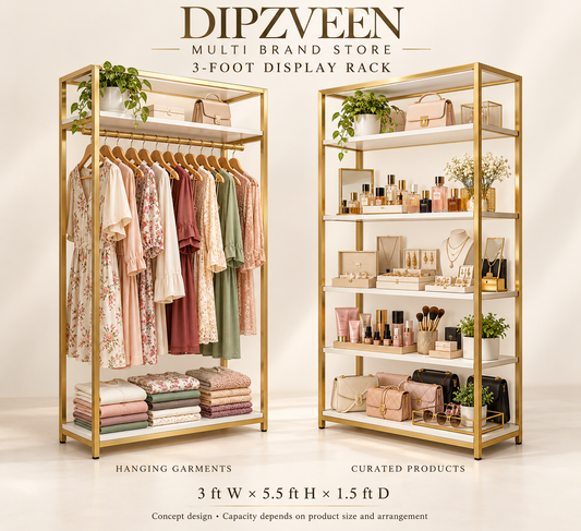 3 foot display rack at DIPZVEEN